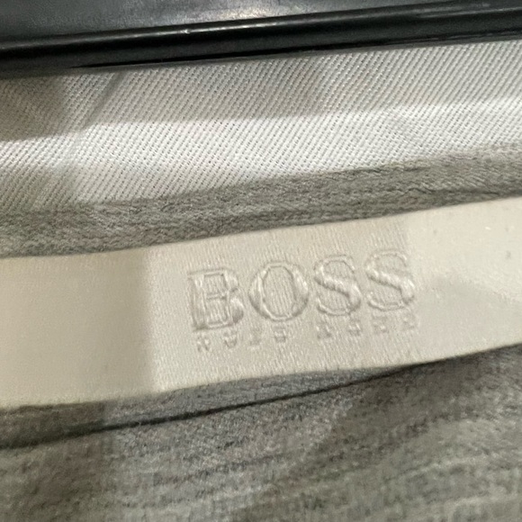 Hugo Boss Black Gray White Pleated Colorblock A-Line Skirt - Picture 2 of 2